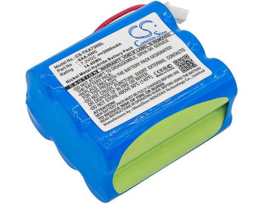 7.2V 2000mAh/14.40Wh Ni-MH Speaker Battery for TDK