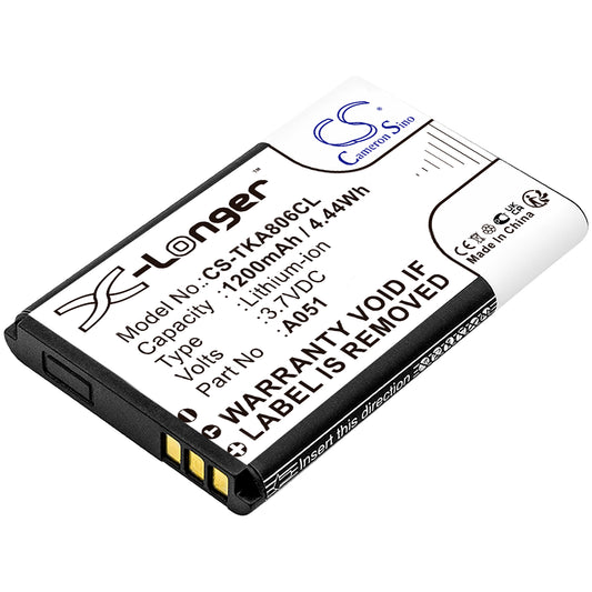 3.7V 1200mAh/4.44Wh Li-ion Cordless Phone Battery for Snom