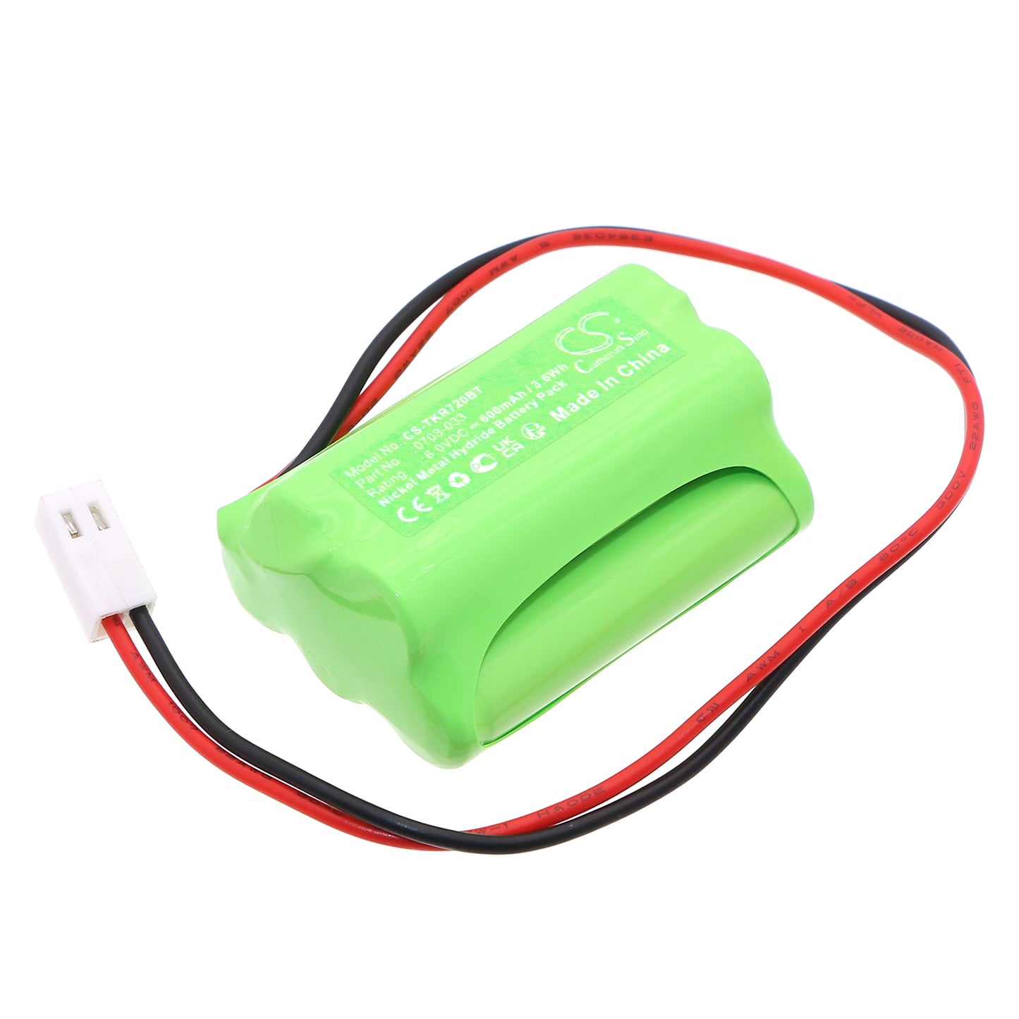 CS-TKR720BT Replacement Battery – Compatible with 720WR siren