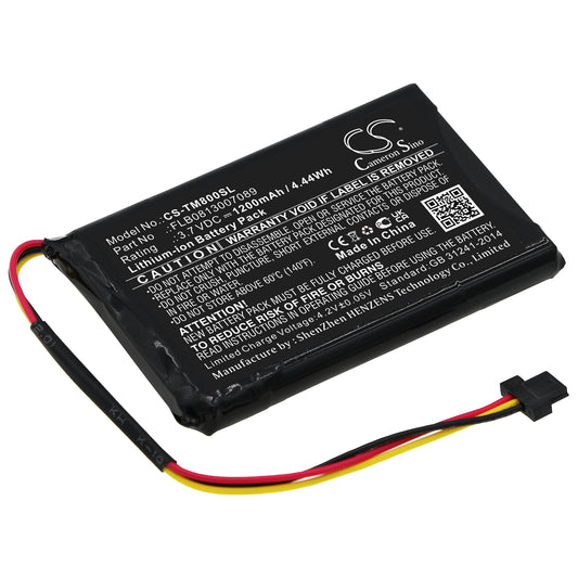 3.7V 1200mAh/4.44Wh Li-ion GPS/Navigator Battery for TomTom