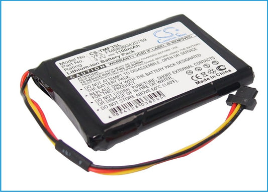 3.7V 1100mAh/4.07Wh Li-ion GPS/Navigator Battery for TomTom