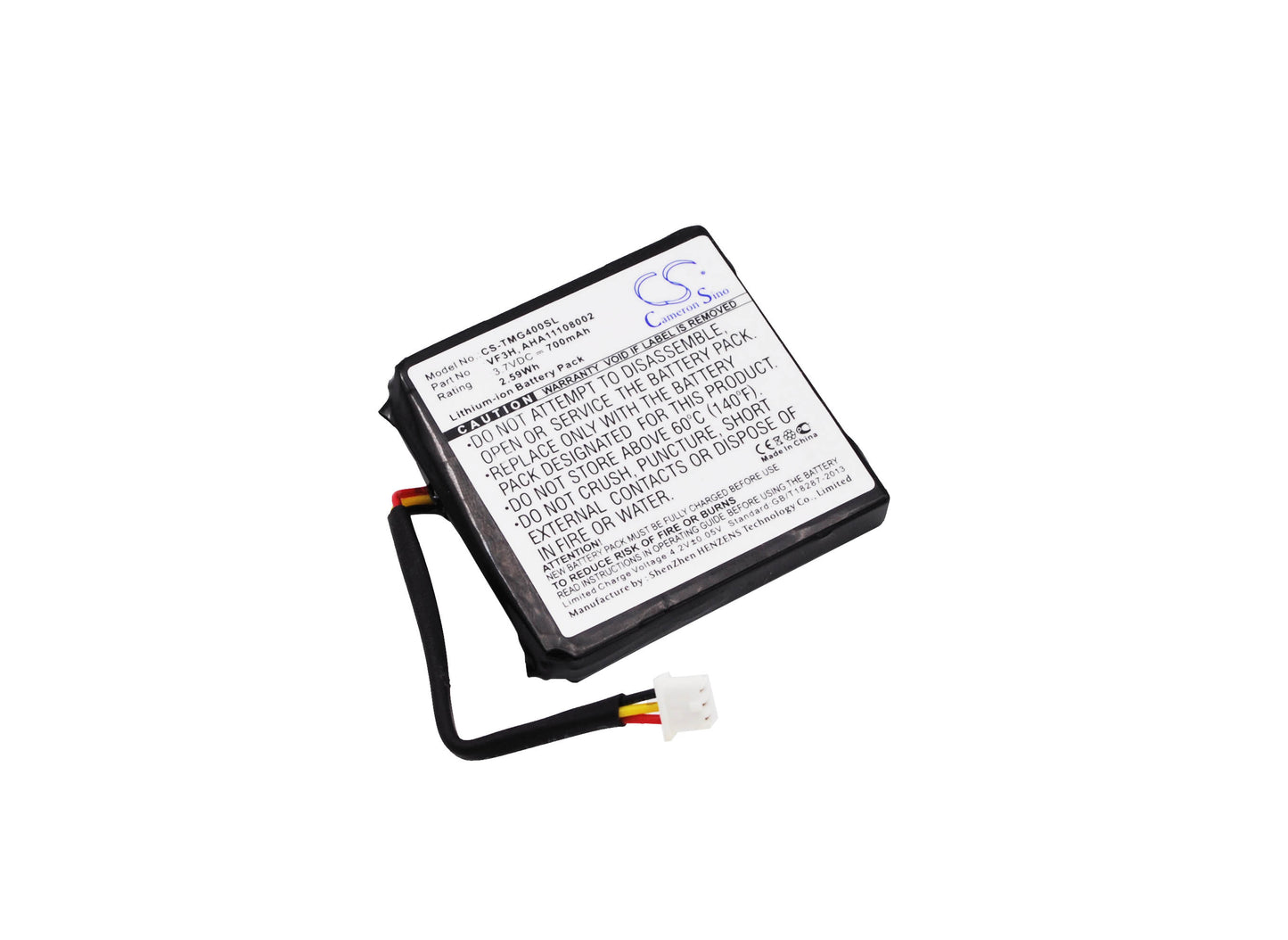 3.7V 700mAh/2.59Wh Li-ion GPS/Navigator Battery for TomTom