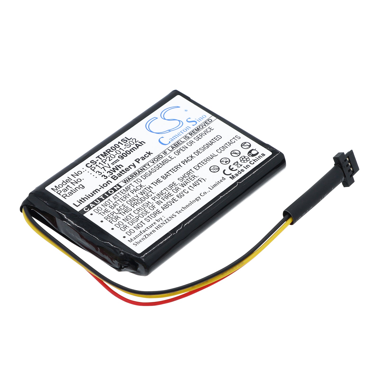 3.7V 900mAh Li-ion GPS/Navigator Battery for TomTom