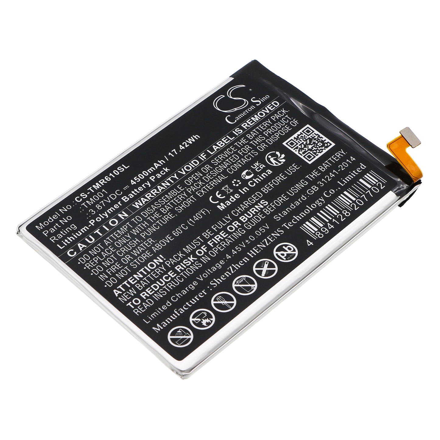 CS-TMR610SL Replacement Battery – Compatible with Revvl 6 Pro 5G, Revvl V Plus 5G, TMAF035G