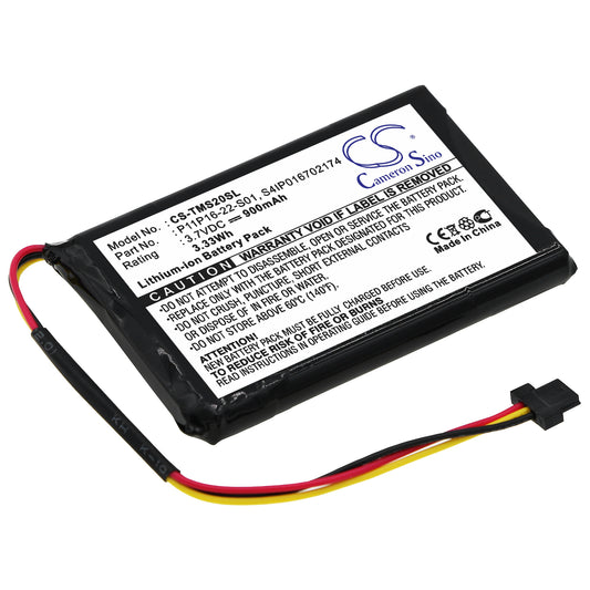 3.7V 900mAh Li-ion GPS/Navigator Battery for TomTom