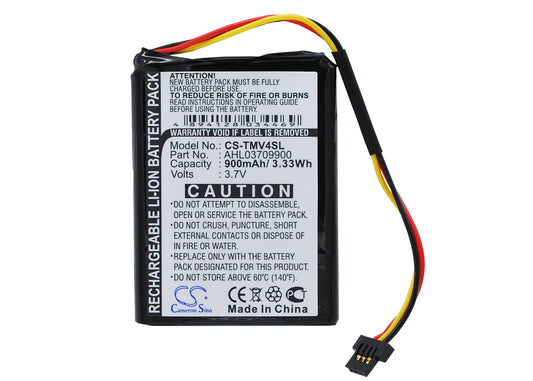 3.7V 900mAh Li-ion GPS/Navigator Battery for TomTom