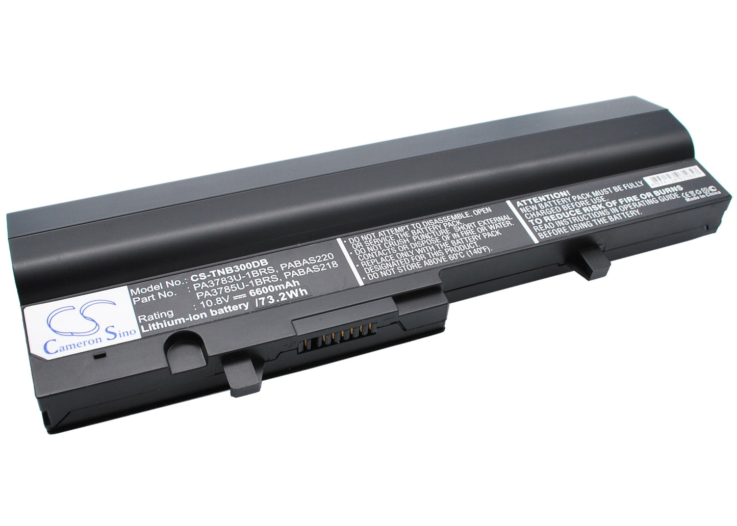 10.8V 6600mAh Li-ion Notebook/Laptop Battery for Toshiba