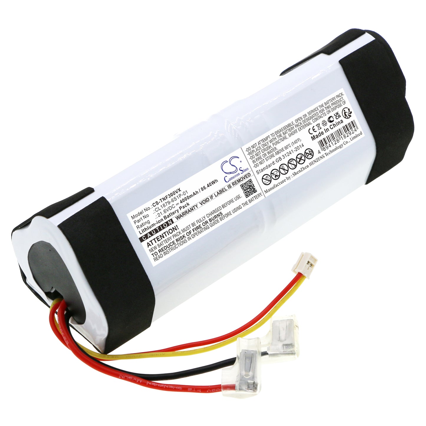 CS-TNF300VX Replacement Battery – Compatible with Floor 2.0Slim, Floor one 1.0, Floor One S3-01, FM25-01, FM26-01, FW030100EU, FW030100US, FW030200US, FW030400US, FW030500US, FW040100US, FW040500US, FW1004, FW200100, FW25M-01, FW26M-02, FW700CN, iFloor 3, iFloor 3 Breeze, iFloor 3-01, iFloor-01, VWV8