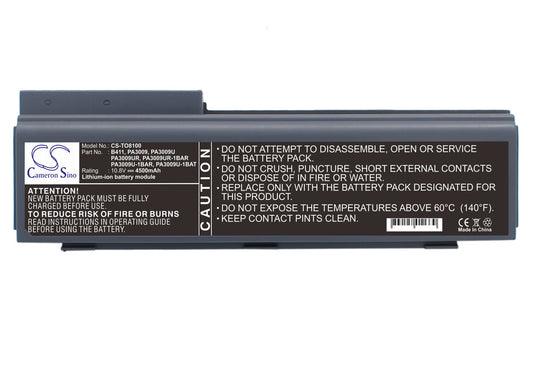 10.8V 4400mAh Li-ion Notebook/Laptop Battery for Toshiba