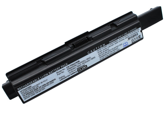 10.8V 6600mAh/71.28Wh Li-ion Notebook/Laptop Battery for Toshiba