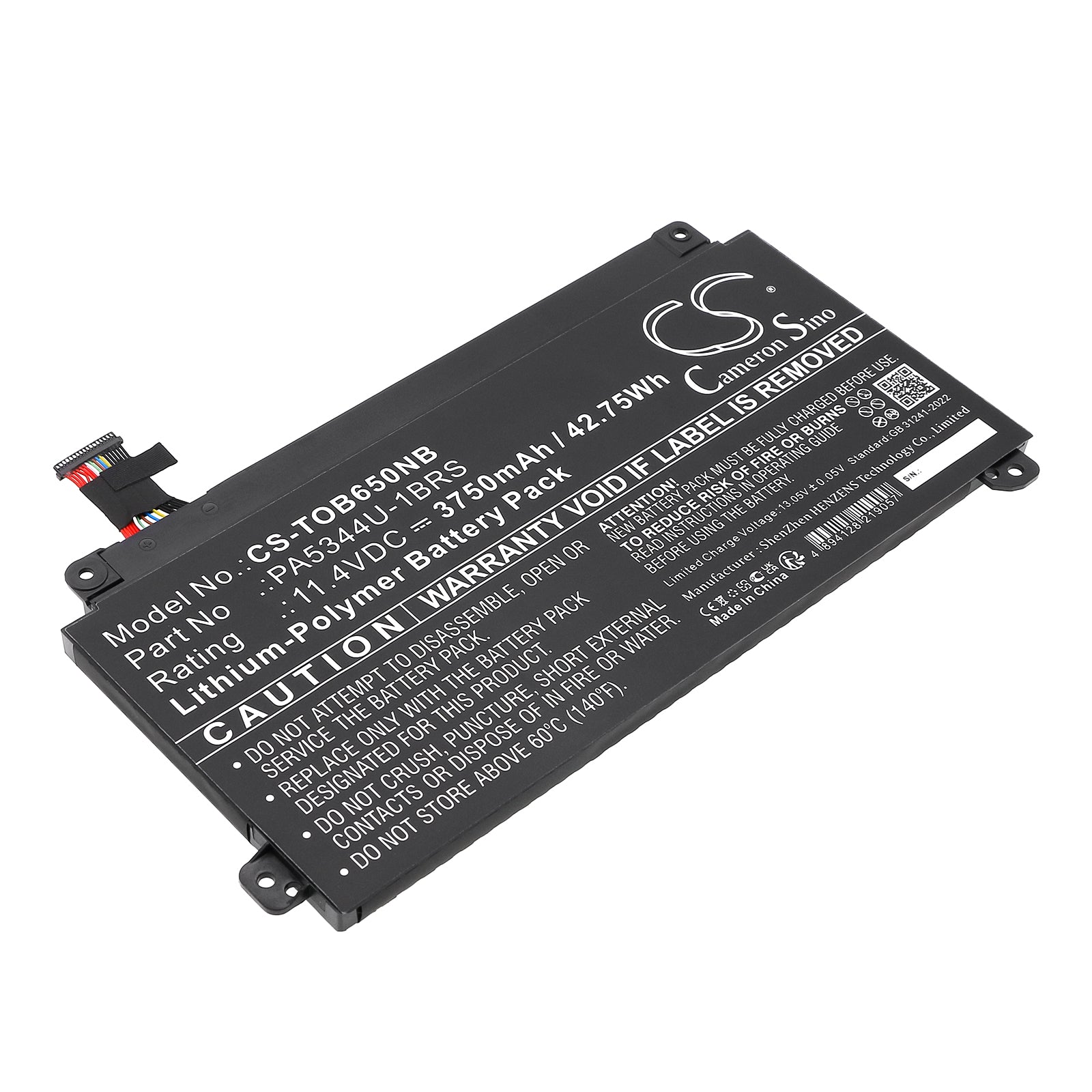 CS-TOB650NB Replacement Battery – Compatible with Dynabook BJ65/FS