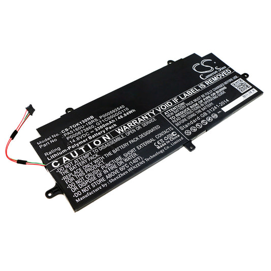 CS-TOK130NB Replacement Battery – Compatible with KIRA 13 Kirabook, KIRA-101, KIRA-102, KIRA-10D, KIRA-AT01S, Kirabook U930t-B, PSU8SA-00C006, PSU8SA-00C00T, PSU8SA-00T00U, PSU8SA-00U00T, PSU8SA-00V00U, PSUC1A-002005, PSUC1A-007005, PSUC1A-00E010, PSUC2A-003009, Satellite Pro PSKJPA-00E00U, Satellite Pro PSKK3A-001001, Satellite Pro PSKK7A-002002, Satellite Pro PSKK7A-002002-85, Satellite Pro PSKK7A-006003, Satellite PSKHAA-01D00N, Satellite PSKHEA-00M007, Satellite PSKHEA-00T008, Satellite