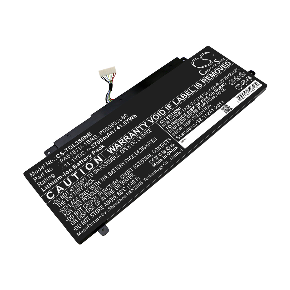 CS-TOL350NB Replacement Battery – Compatible with Satellite Click 2 L35W-B3204, Satellite L35W, Satellite L35W-B3204