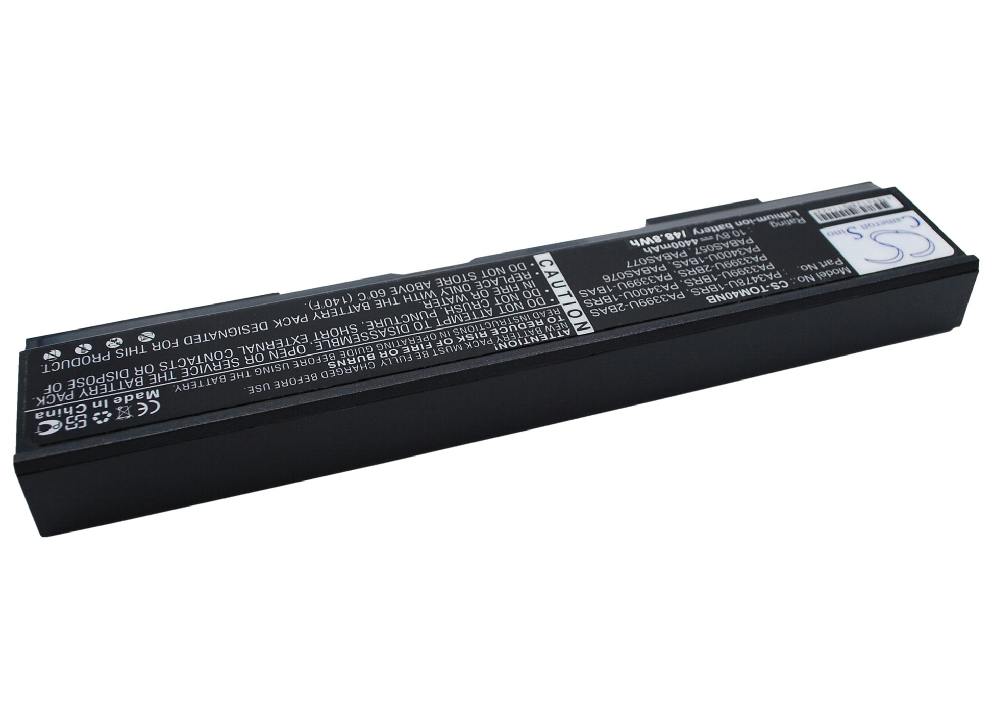 10.8V 4400mAh Li-ion Notebook/Laptop Battery for Toshiba