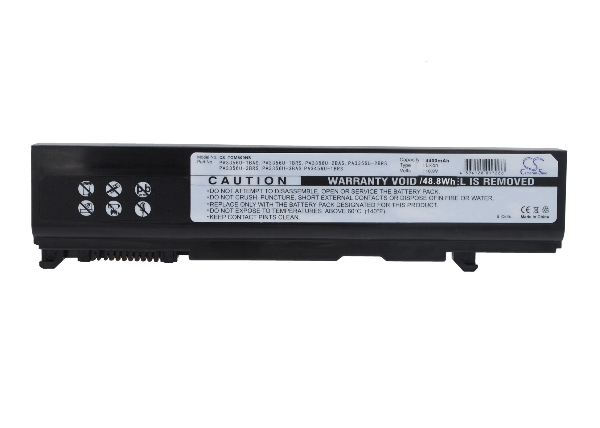 10.8V 4400mAh Li-ion Notebook/Laptop Battery for Toshiba