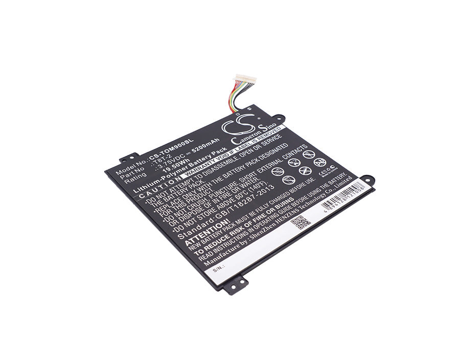3.75V 5200mAh/19.50Wh Li-ion Tablet Battery for Toshiba
