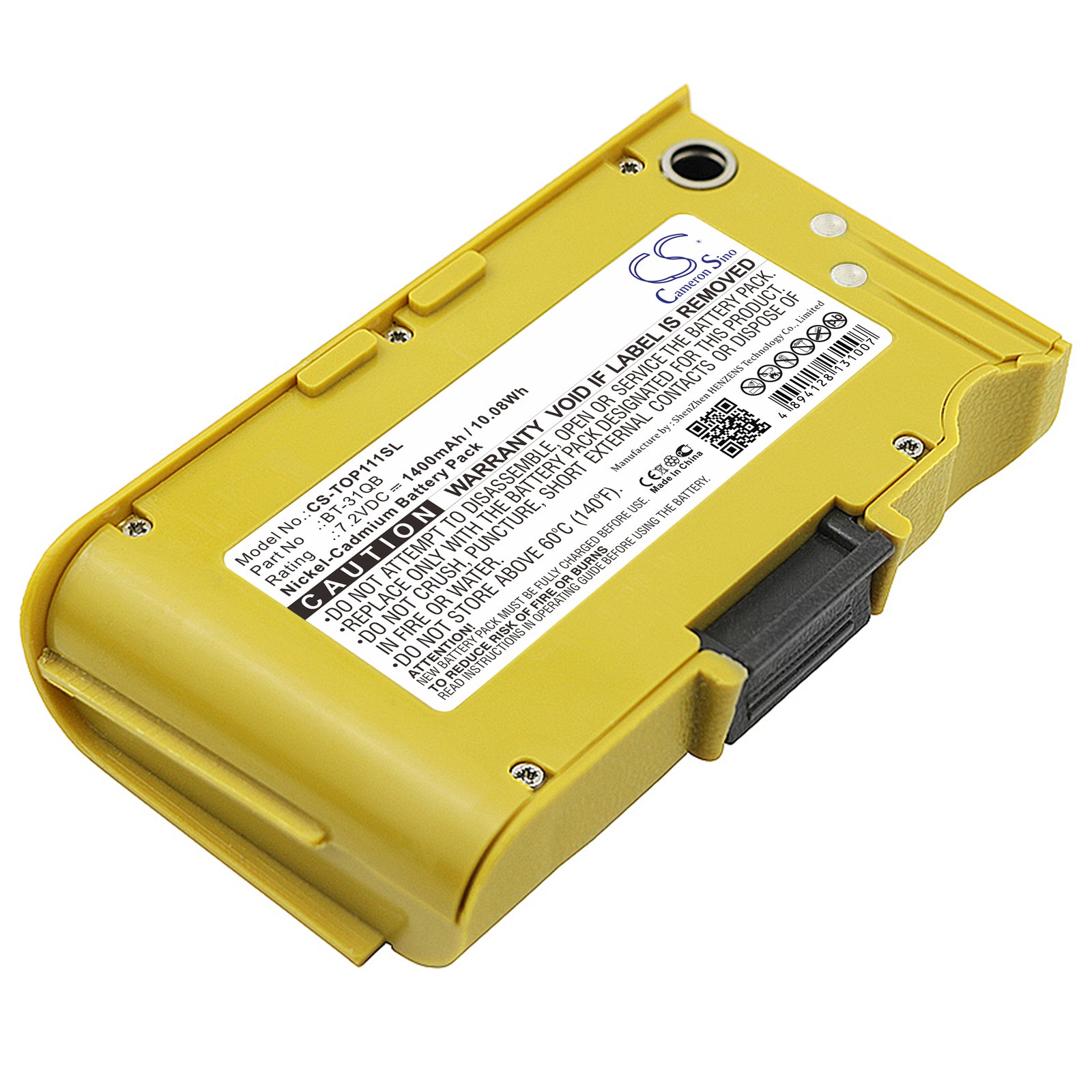 7.2V 1400mAh/10.08Wh Ni-CD Equipment/Survey Battery for Topcon