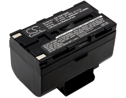 7.4V 4400mAh/32.56Wh Li-ion Equipment/Survey Battery for Topcon