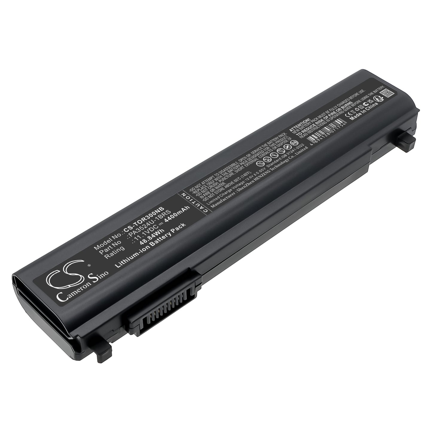 CS-TOR300NB Replacement Battery – Compatible with Portege R30, Portege R300, Portege R30A, Portege R30-A, Portege R30-A-10H, Portege R30-A-10R, Portege R30-A-111, Portege R30-A-112, Portege R30-A-114, Portege R30-A-11J, Portege R30-A-11K, Portege R30-A-11M, Portege R30-A-11N, Portege R30-A-11P, Portege R30-A-11Q, Portege R30-A-121, Portege R30-A-129, Portege R30-A-12J, Portege R30-A-12V, Portege R30-A-130, Portege R30-A1301, Portege R30-A1302, Portege R30-A-131, Portege R30-A1310, Portege