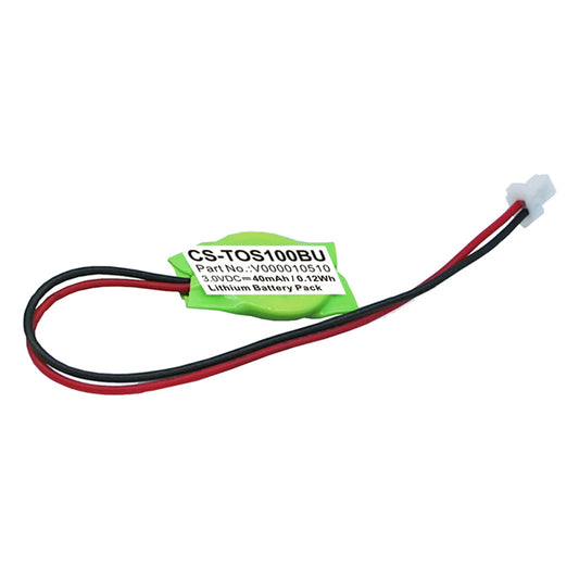 3V 40mAh/0.12Wh Li-ion CMOS/BackUp Battery for Toshiba