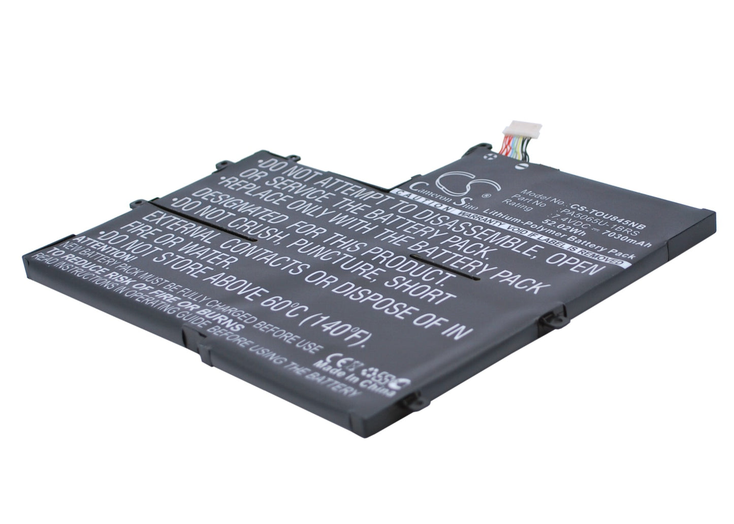 7.4V 7030mAh/52.02Wh Li-Polymer Notebook/Laptop Battery for Toshiba
