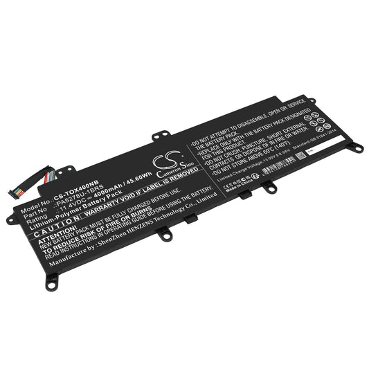 CS-TOX400NB Replacement Battery – Compatible with Portege X30, Portege X30-D, Portege X30-D-10M, Portege X30-D-10V, Portege X30-D-11U, Portege X30-D-121, Portege X30-D-123, Portege X30-D-13Z, Portege X30-D-143, Portege X30-D-162, Portege X30-D-16P, Portege X30-D-19E, Portege X30-E, Portege X30-E-10G, Portege X30-E-10U, Portege X30-E-11D, Portege X30-E-11T, Portege X30-E-11U, Portege X30-E-12H, Portege X30-E-BTO, Portege X30-F, Portege X30-F-10L, Portege X30-F-10N, Portege X30-F-12M, Portege