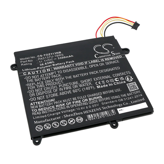 CS-TOZ113NB Replacement Battery – Compatible with Portege Z10T-A, Portege Z10T-A-102, Portege Z10T-A-103, Portege Z10T-A-104, Portege Z10T-A-106, Portege Z10T-A-109, Portege Z10T-A-10H, Portege Z10T-A-10M, Portege Z10T-A-111, Portege Z10T-A1110, Portege Z10T-A1111, Portege Z10T-A-112, Portege Z10T-A-119, Portege Z10T-A-11C, Portege Z10T-A-11F, Portege Z10T-A-11G, Portege Z10T-A-11H, Portege Z10T-A-11Q, Portege Z10T-A-11Z, Portege Z10T-A-120, Portege Z10T-A-121, Portege Z10T-A-122, Portege