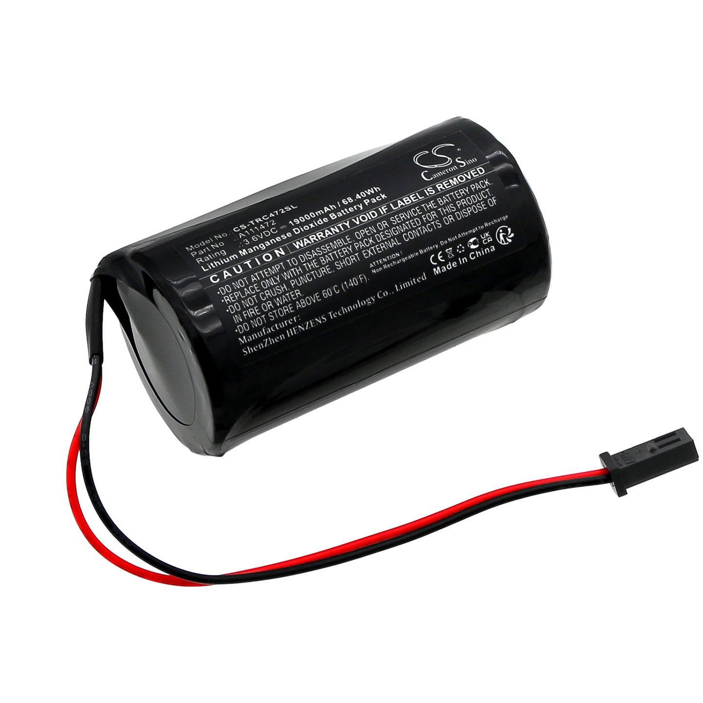 CS-TRC472SL Replacement Battery – Compatible with Gas Volume Vonverter