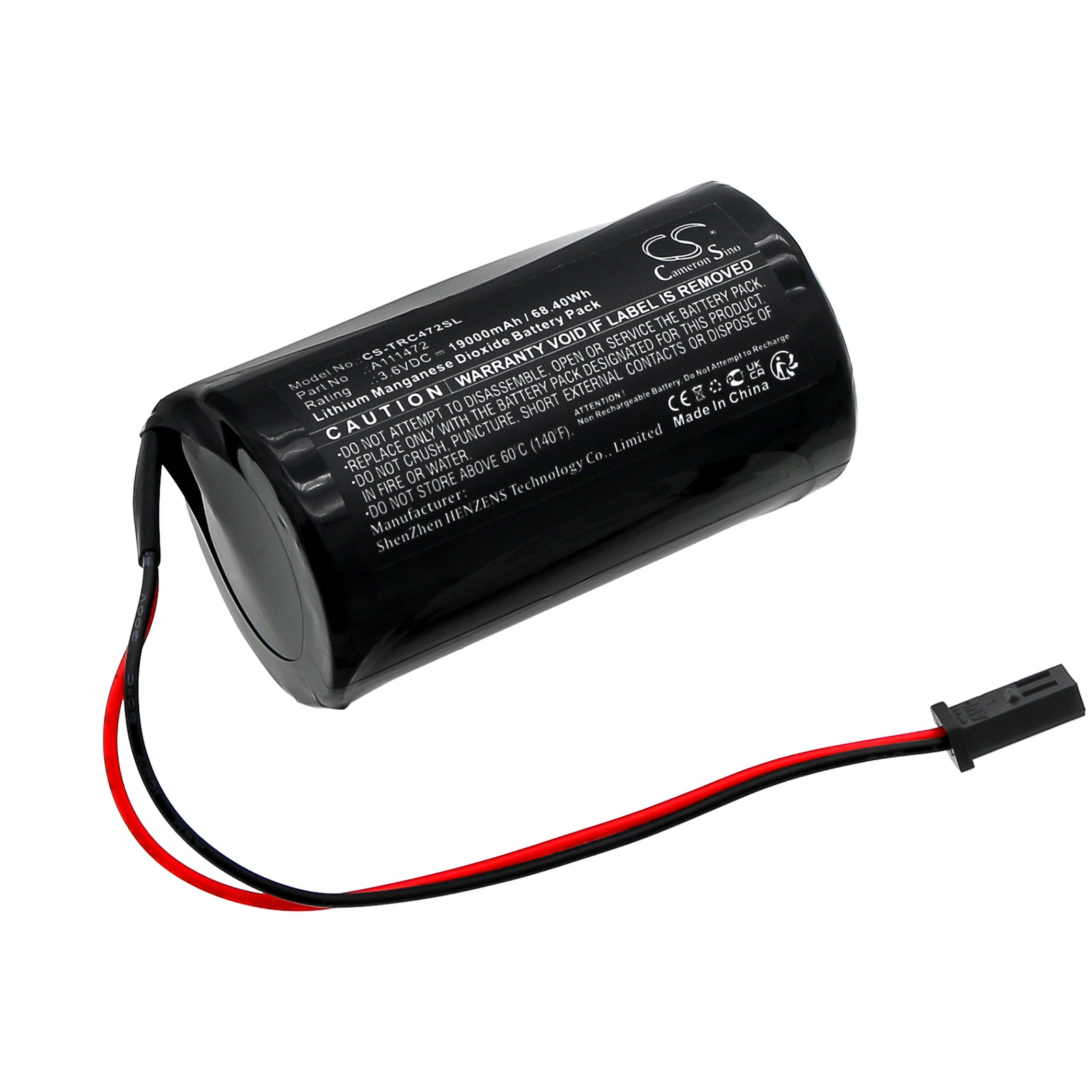 CS-TRC472SL Replacement Battery – Compatible with Gas Volume Vonverter