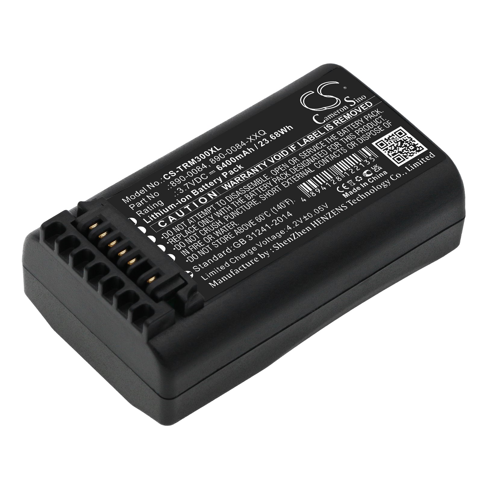 3.7V 6400mAh/23.68Wh Li-ion Equipment/Survey Battery for Nikon