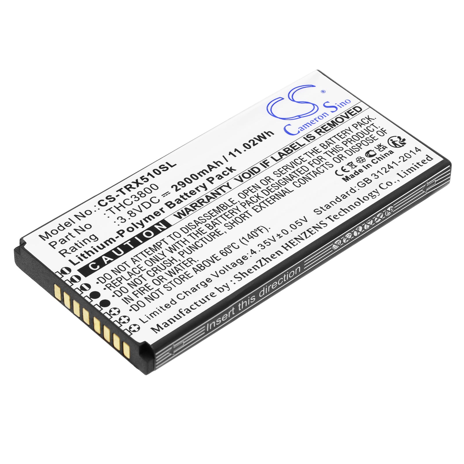 CS-TRX510SL Replacement Battery – Compatible with X5-Touch