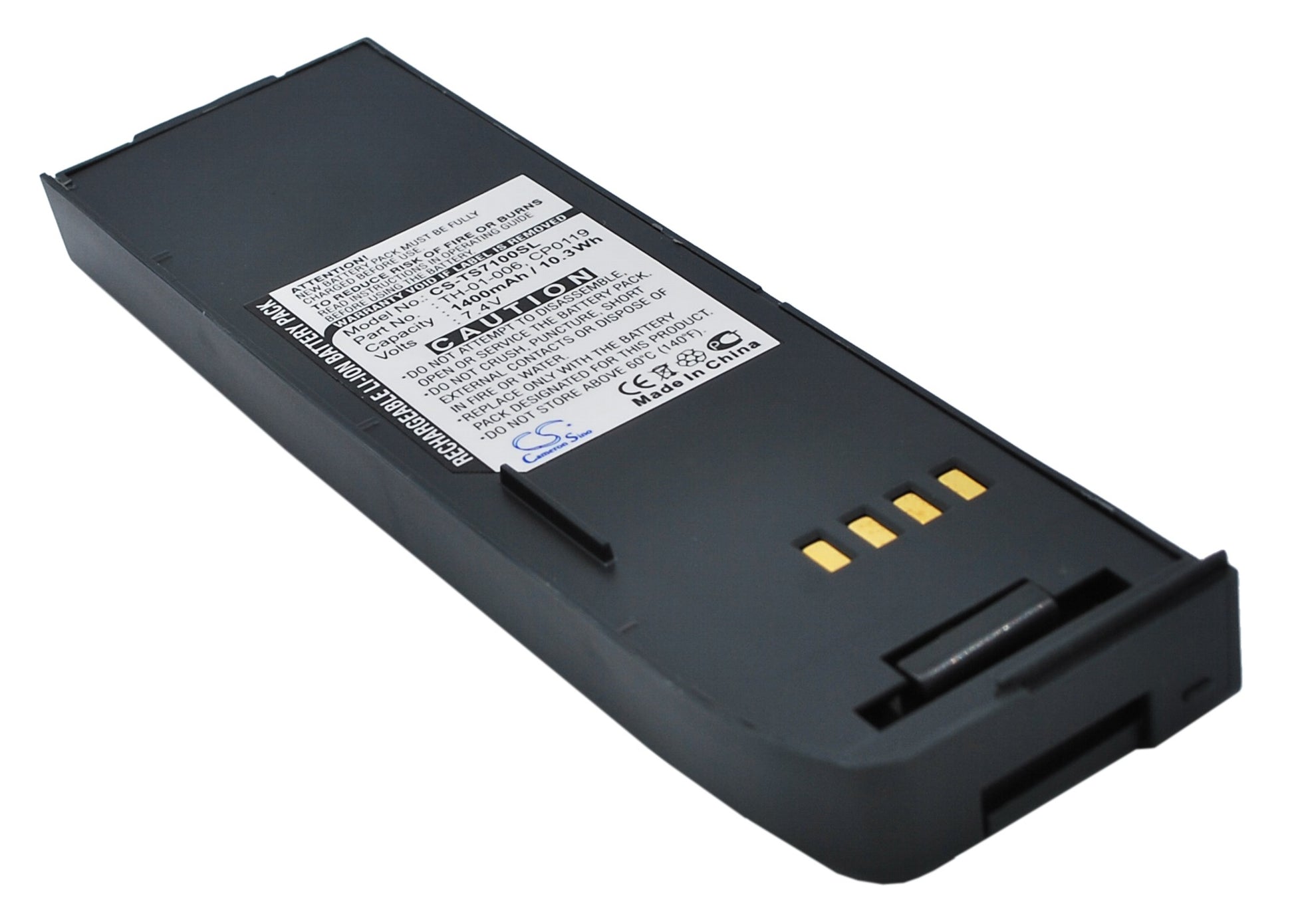7.4V 1400mAh Li-ion Satellite Phone Battery for Ascom