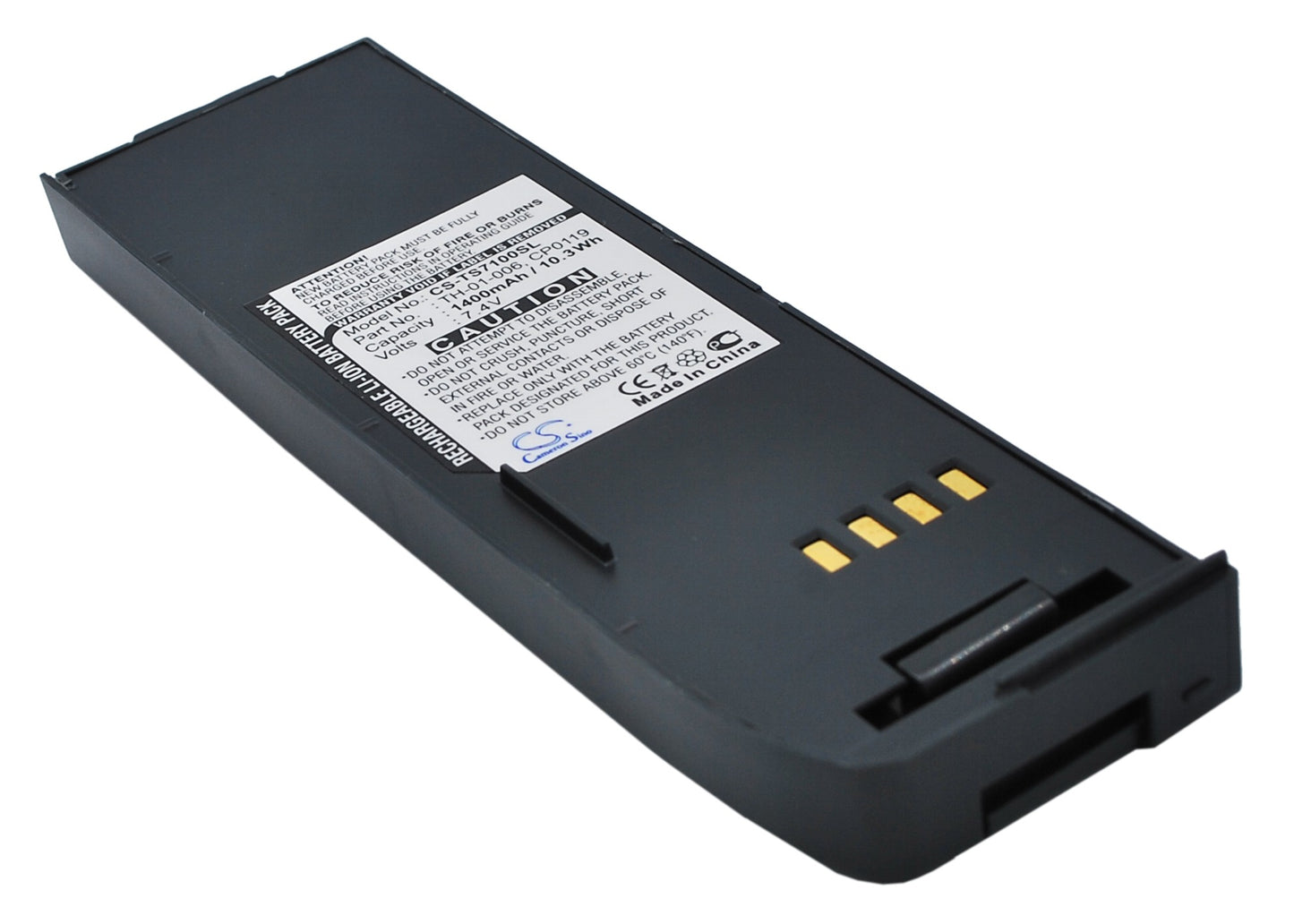 7.4V 1400mAh Li-ion Satellite Phone Battery for Thuraya