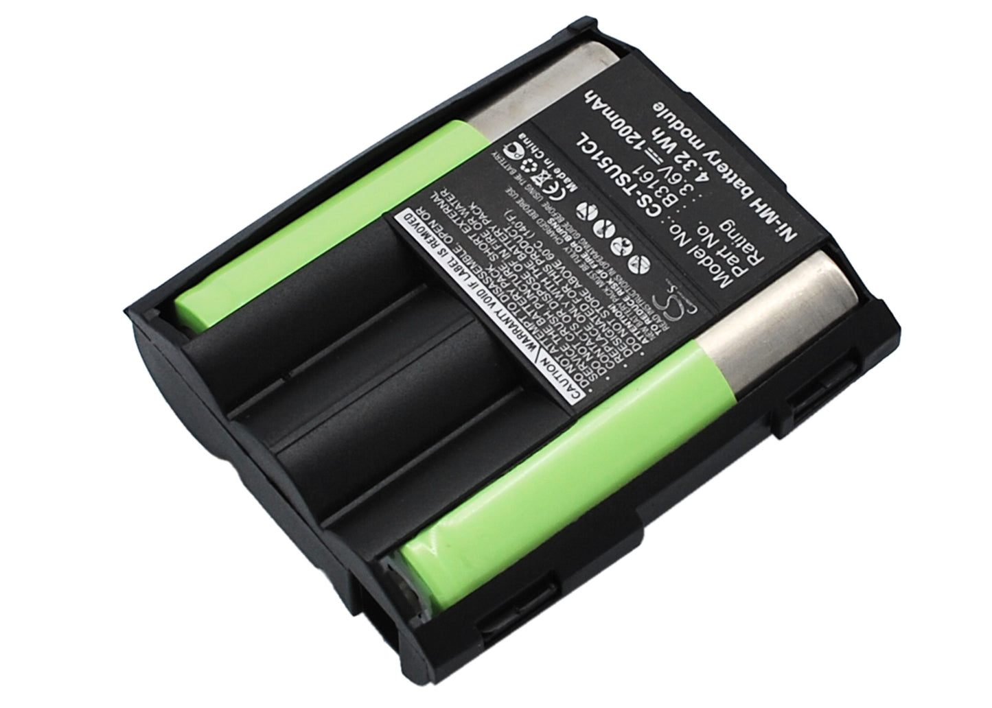 3.6V 1200mAh Ni-MH Cordless Phone Battery for Ascom