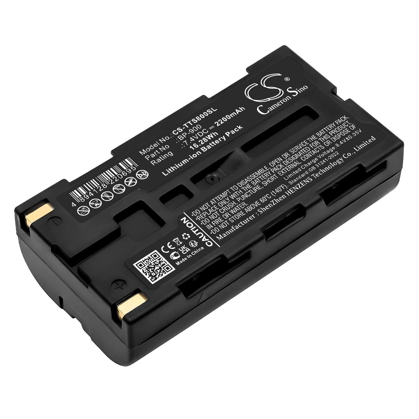 CS-TTS800SL Replacement Battery – Compatible with TS-800, TS-801, TS-802, TS-821, TS-822, TS-900, TS-901, TS-902, TS-921, TS-922