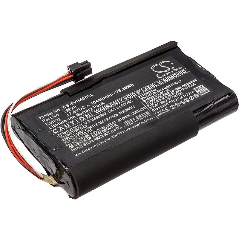 7.4V 10400mAh/76.96Wh Li-ion Equipment/Survey Battery for Televes