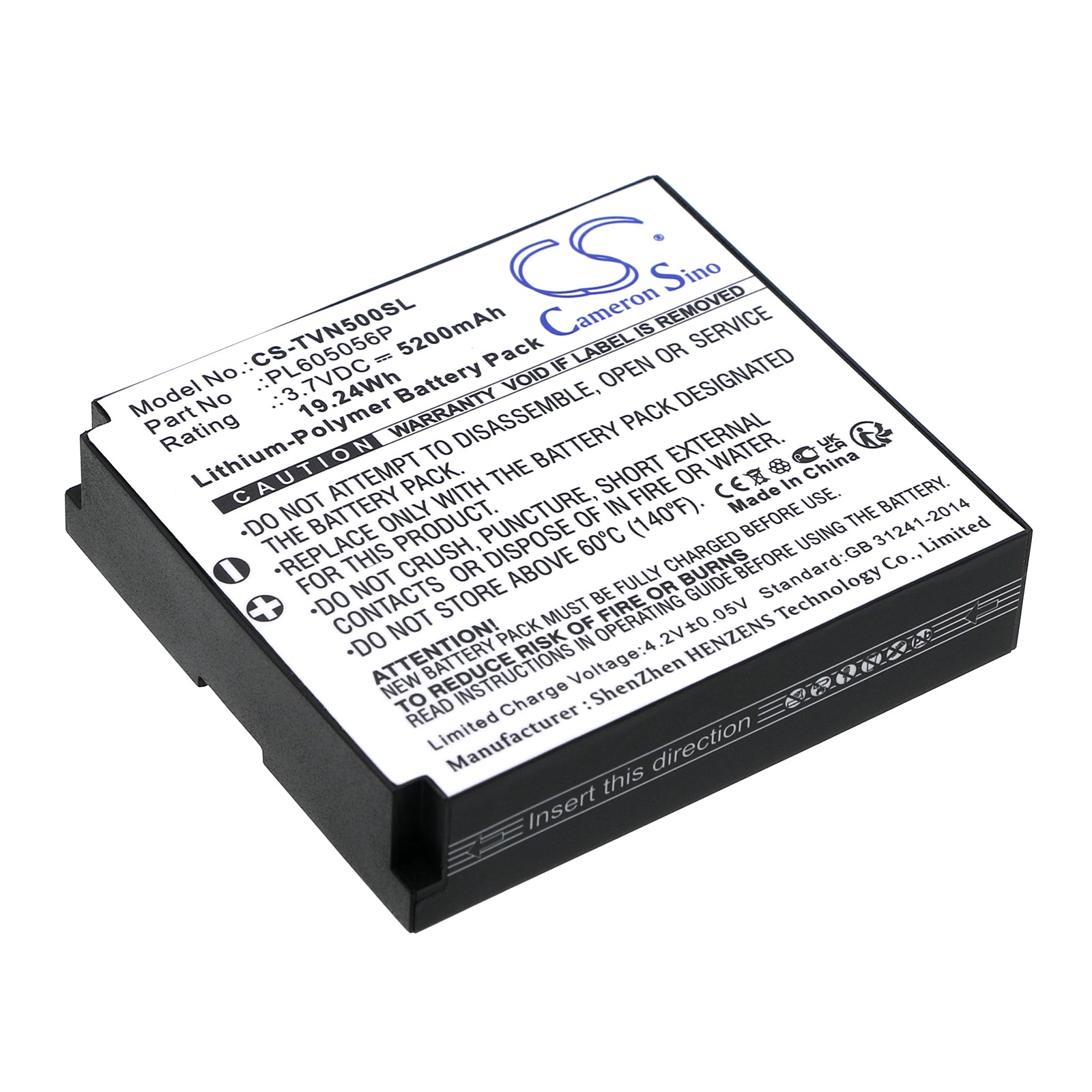 CS-TVN500SL Replacement Battery – Compatible with Aventura, Aventura 500, Aventura Motor