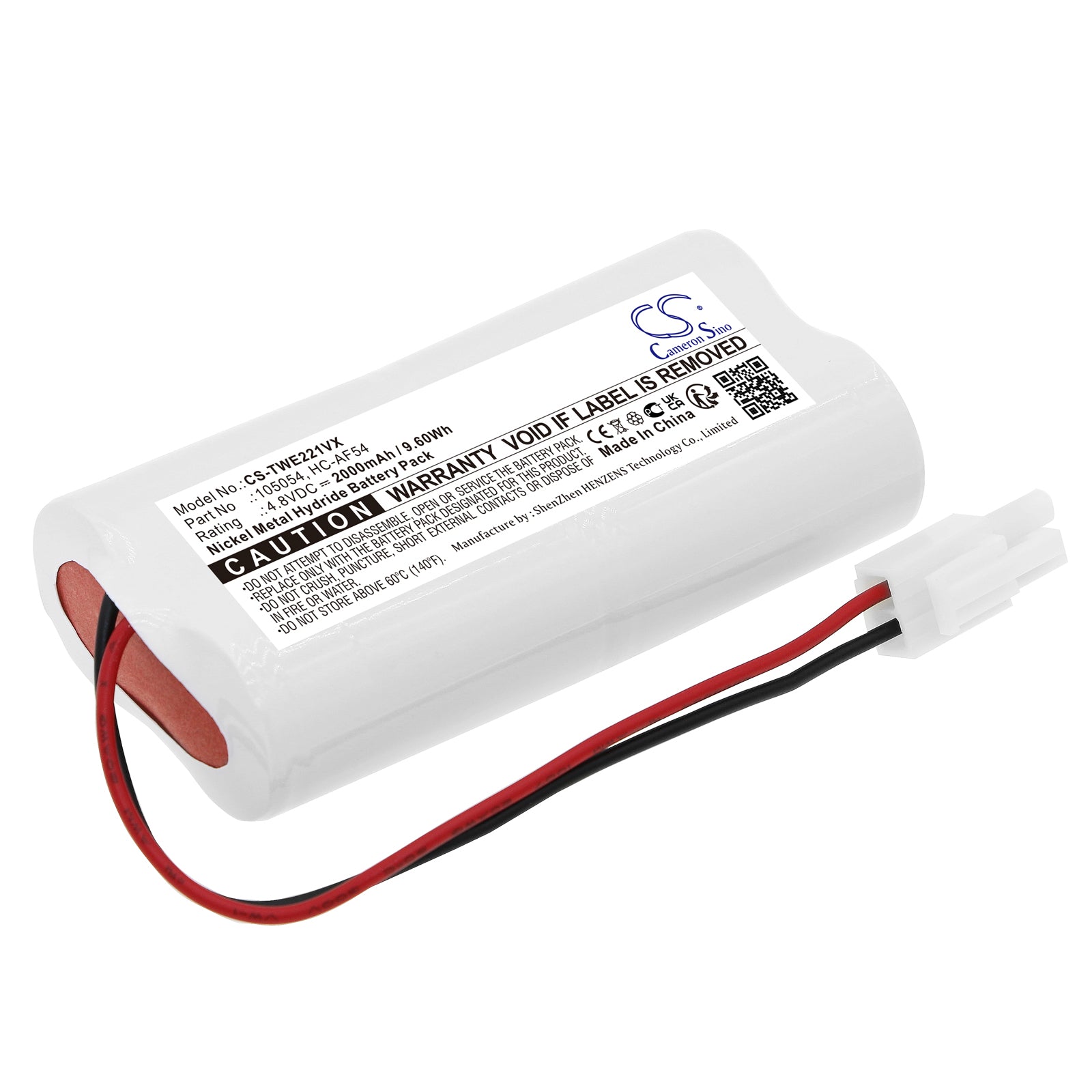 CS-TWE221VX Replacement Battery – Compatible with HC-E221, HC-E221BL, HC-EB21, HC-EB21W