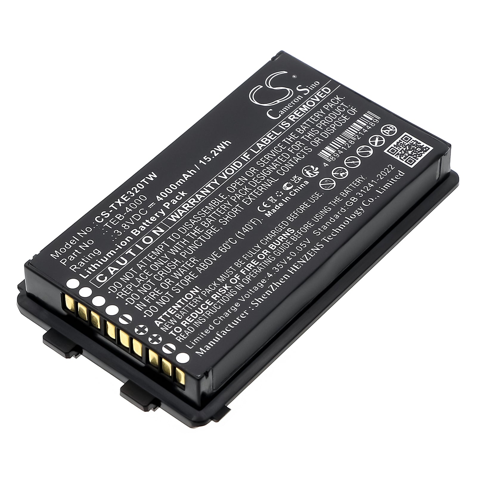 CS-TXE320TW Replacement Battery – Compatible with TE320