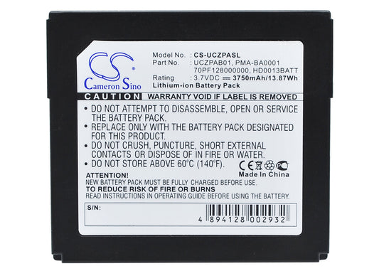 3.7V 3750mAh Li-Polymer MP3/MP4/PMP Battery for Creative