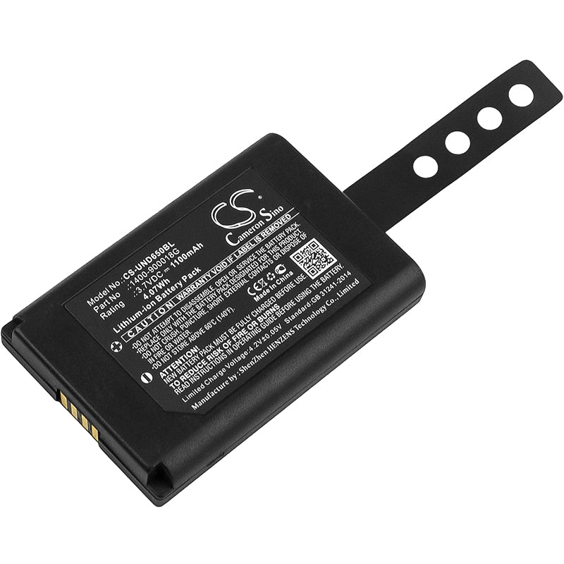 3.7V 1100mAh/4.07Wh Li-ion Barcode/Scanner Battery for Unitech