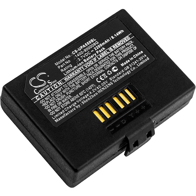 3.7V 2200mAh/8.14Wh Li-ion Barcode/Scanner Battery for Unitech