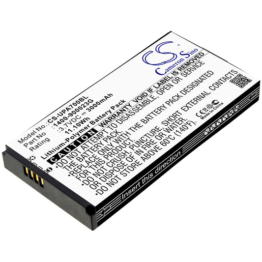 3.7V 3000mAh/11.10Wh Li-Polymer Barcode/Scanner Battery for Unitech