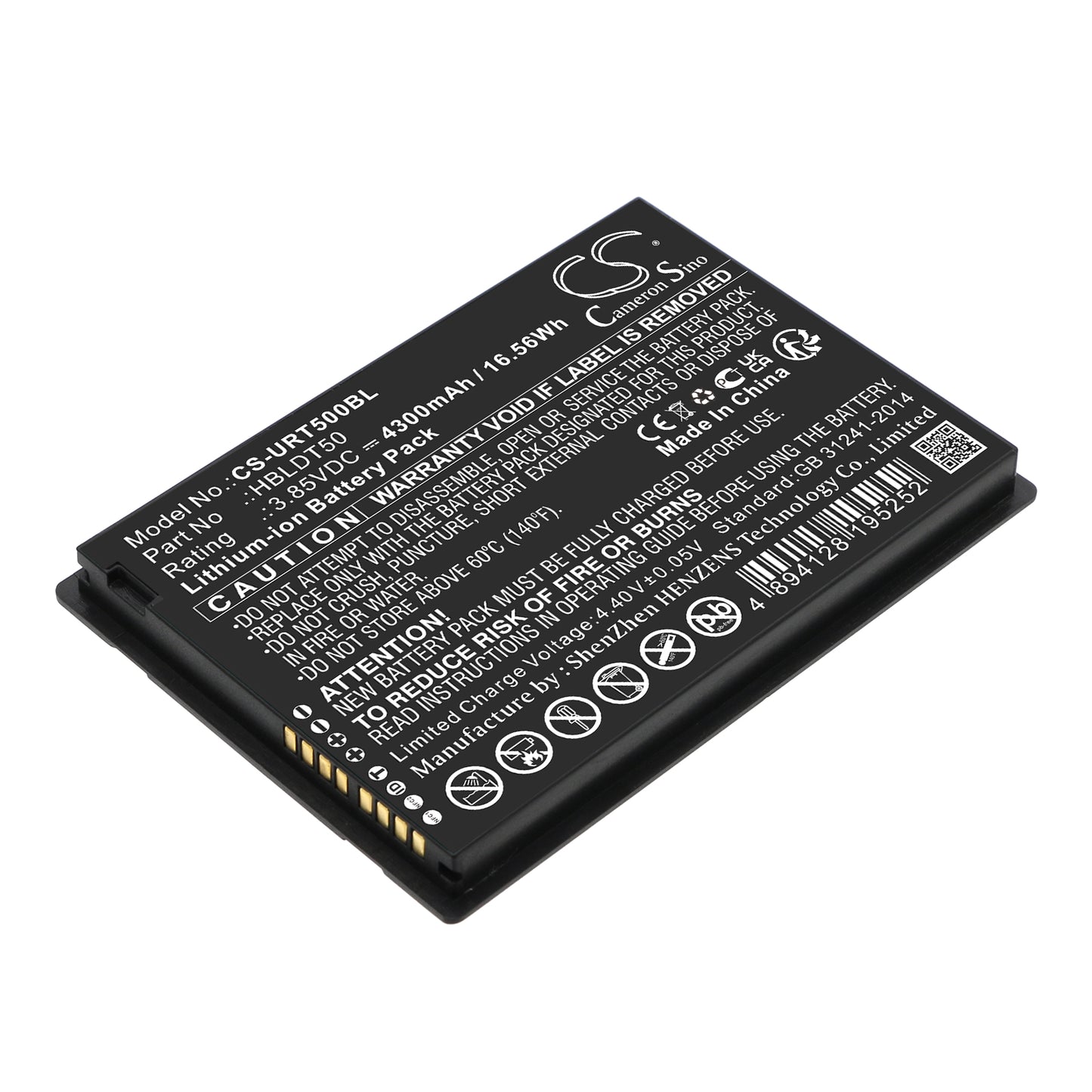 CS-URT500BL Replacement Battery – Compatible with DT50, DT50S