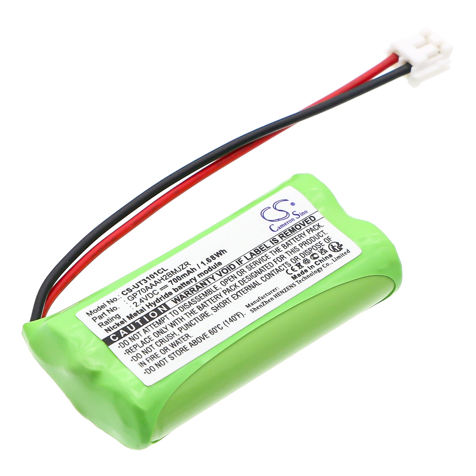 2.4V 700mAh/1.68Wh Ni-MH Cordless Phone Battery for RCA