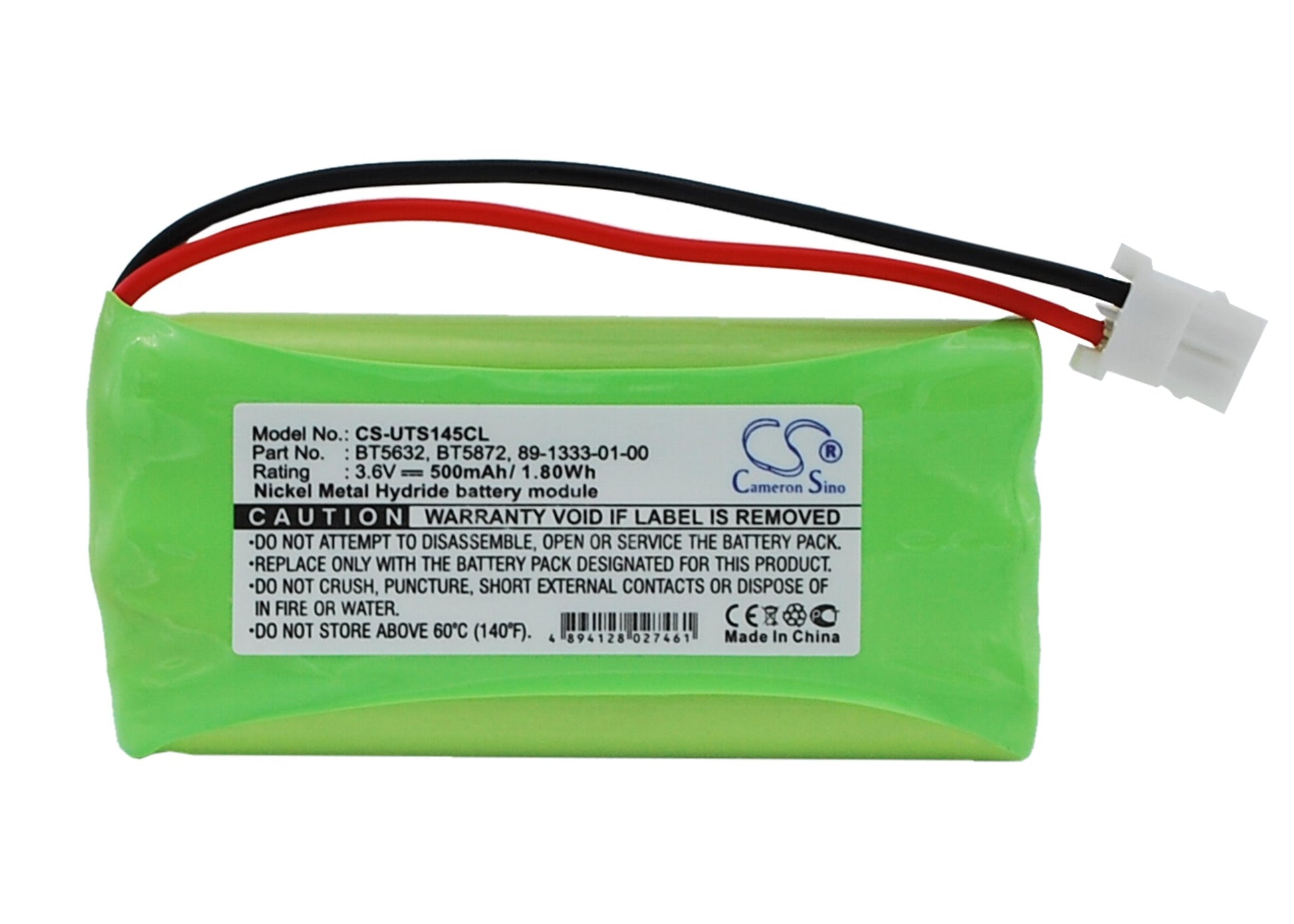 3.6V 500mAh/1.80Wh Ni-MH Cordless Phone Battery for V TECH