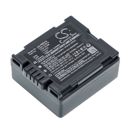 7.4V 750mAh Li-ion Camera Battery for Panasonic