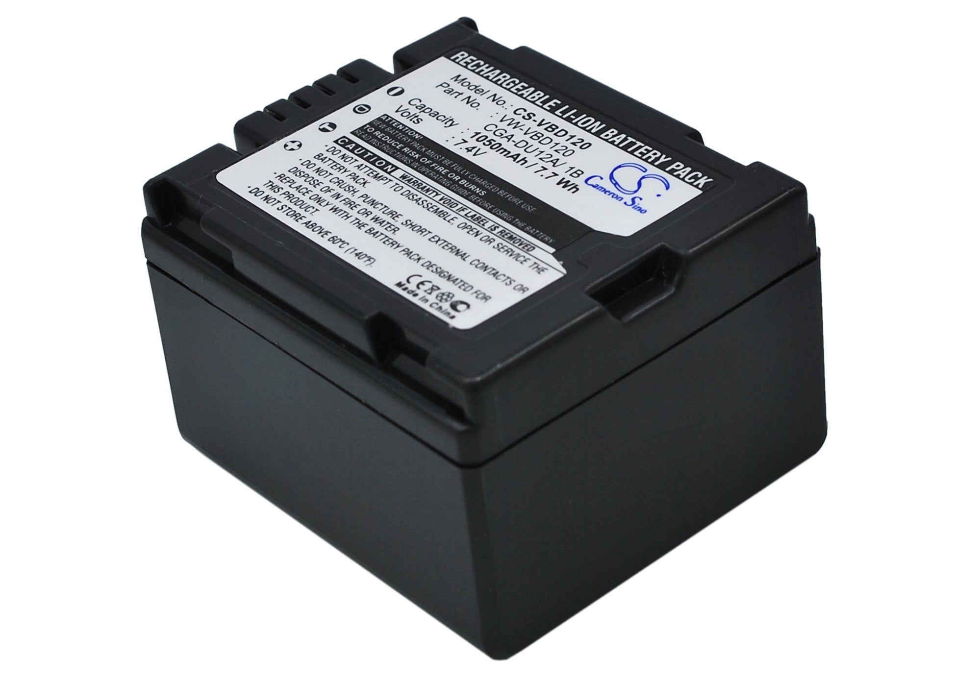7.4V 1050mAh Li-ion Camera Battery for Panasonic