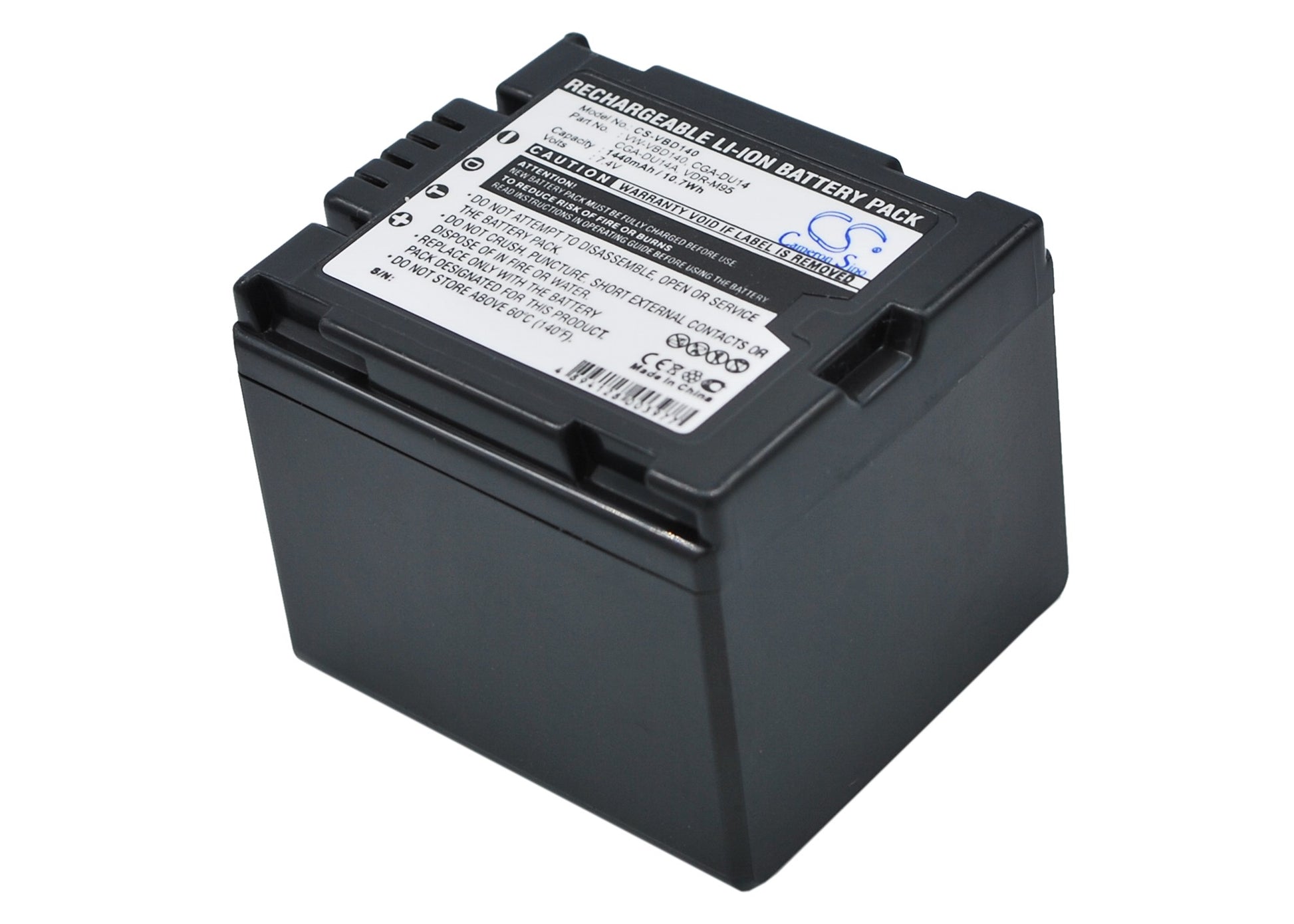 7.4V 1440mAh Li-ion Camera Battery for HITACHI