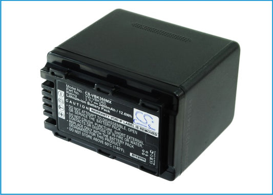 3.7V 3400mAh Li-ion Camera Battery for Panasonic